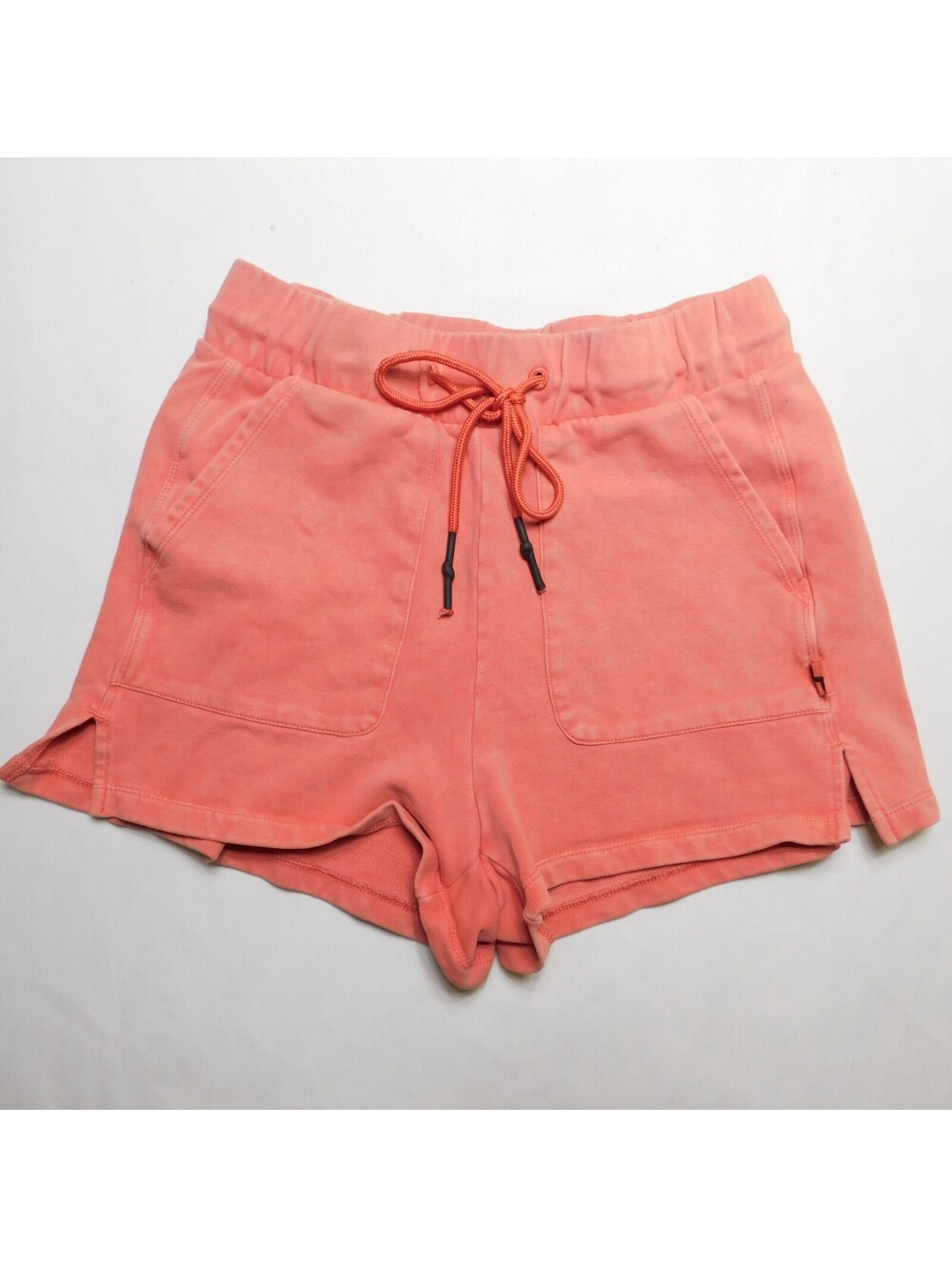 JoyLab Women's Fleece Shorts Size XS Coral Pink Sweatshorts Drawstring Athletic